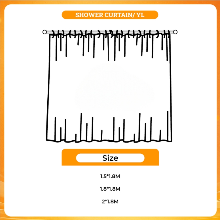3D shower curtain - BTS Gifts