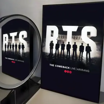The Comeback Live - Arirang Group BTS Wall Art