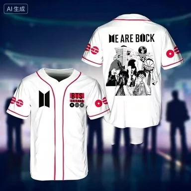 We Are Back K-pop BTS Baseball Jersey