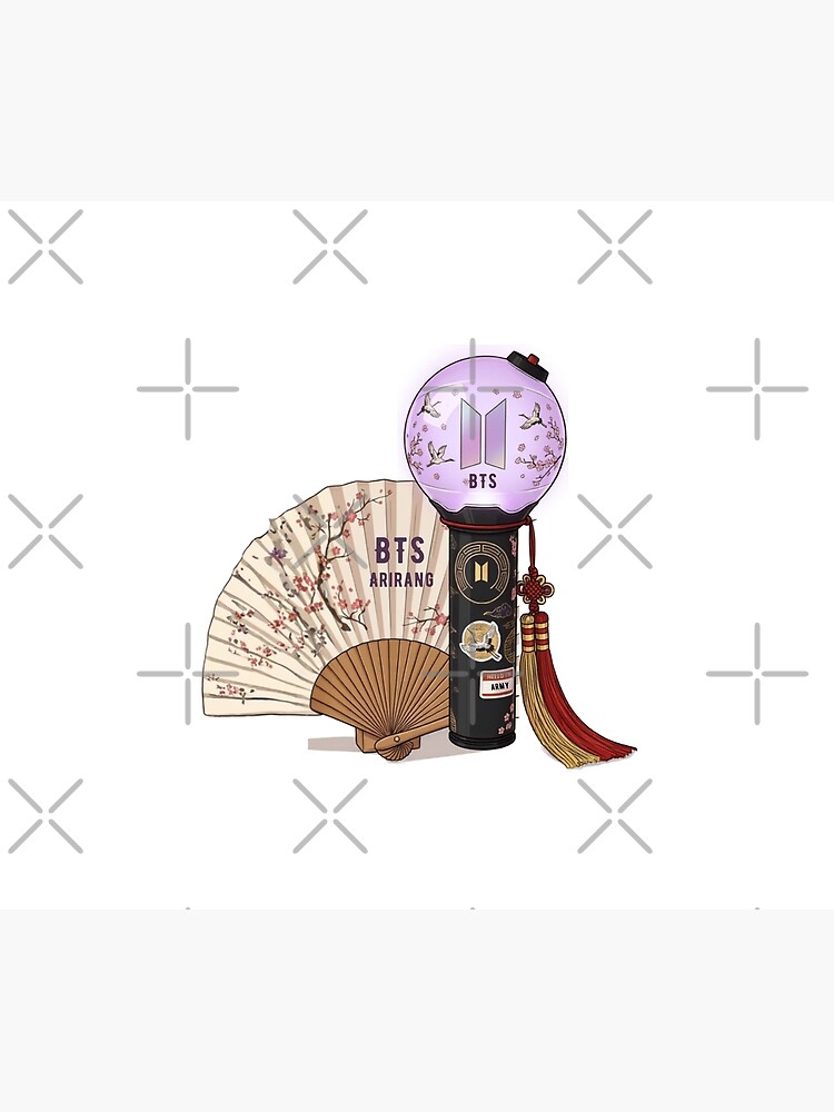 Bts Lightstick Arirang Throw Pillow - Image 2