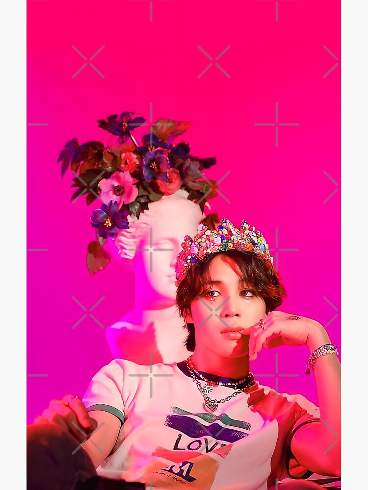 Park Jimin Chaos Shower Curtain - Image 2