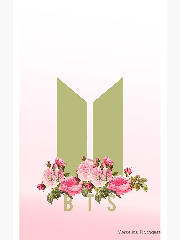 Bts Beyond The Scene Logo Aesthetic Shower Curtain - Image 2