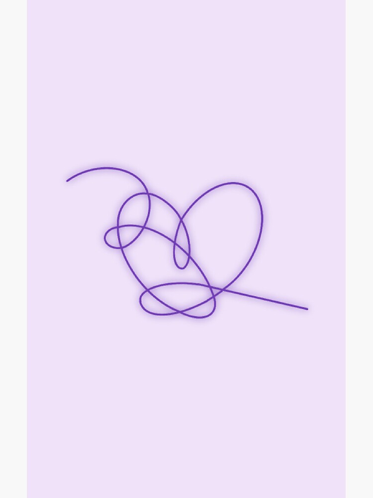 Bts Love Yourself Answer Album Design Heart Shower Curtain - Image 2