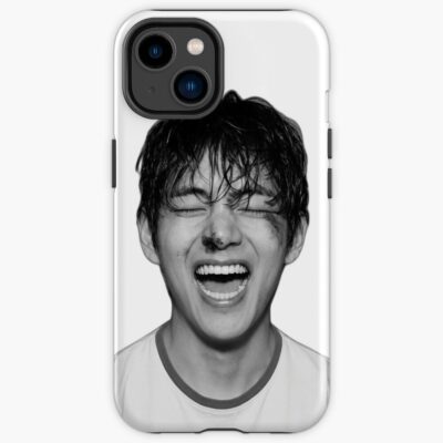 V Kim Taehyung Raw Smile Artistic Black And White Iphone Case