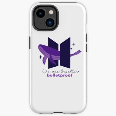 Bts Logo And Purple Whale Iphone Case