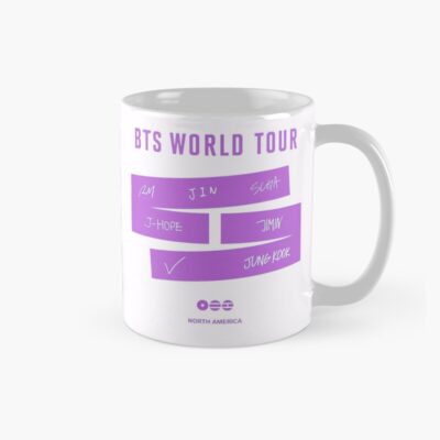 Purple World Tour North America Tour Concert Graphic Mug