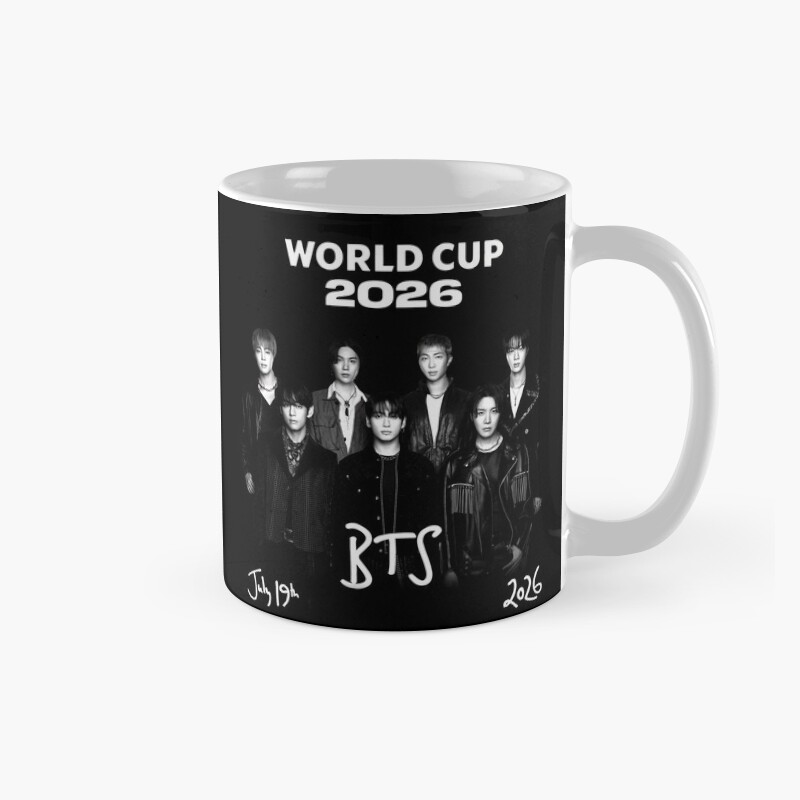 Bts World Cup 2026 Special Edition Ot7 Team Photo Mug