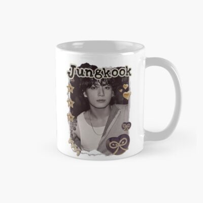 Bts Jungkook K Pop Boy Group Scrapbook Collage Cozy Y2K Vintage Design Mug