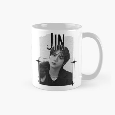 Bts Jin Kpop Boy Group Scrapbook Collage Cozy Y2K Vintage Design Mug