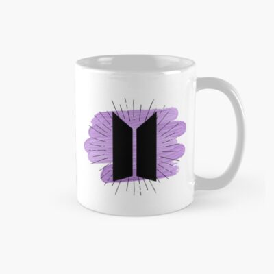 Bts Purple Paint Logo Mug