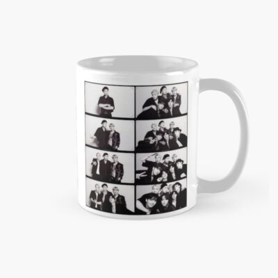 Bts Black And White Photobooth Collage Classic K Pop Aesthetic Mug