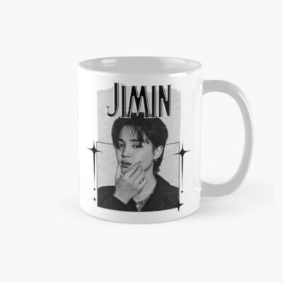 Bts Jimin Kpop Boy Group Scrapbook Collage Cozy Y2K Vintage Design Mug