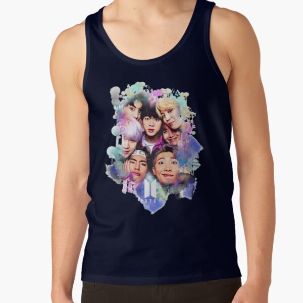 Bts All Together Colorful Art Tank Top - Image 5