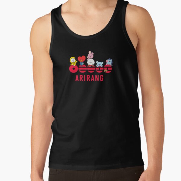 Bt21 Arirang Bts Cute Bt21 Sticker Tank Top - Image 3