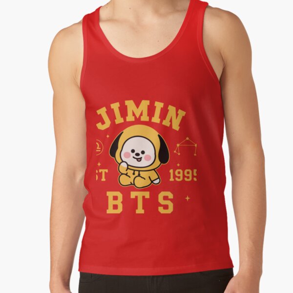 Jimin Bts Vintage Shirt Park Jimin T Shirt Bt21 Chimmy Zodiac Tee Kpop Fan Gift Bangtan Boys Aesthetic Graphic Tee Comfort Colors Shirt Tank Top - Image 4