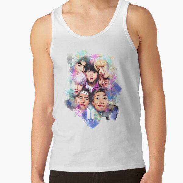 Bts All Together Colorful Art Tank Top - Image 2