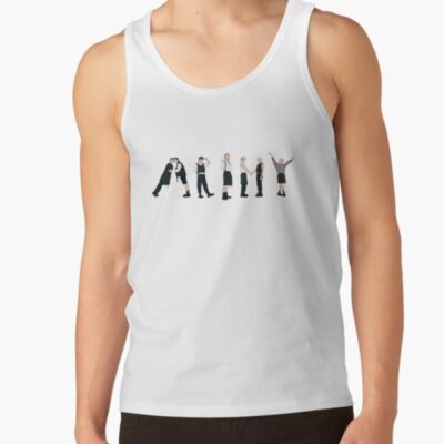 Butter Army Sign Silhouette Butter Illustration Tank Top