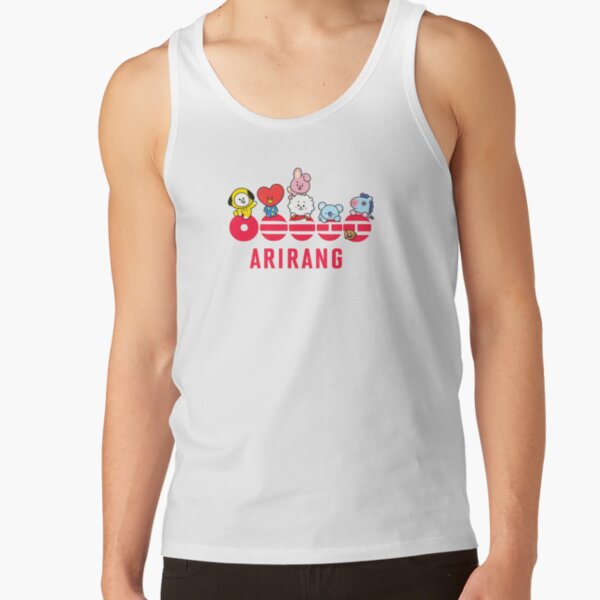 Bt21 Arirang Bts Cute Bt21 Sticker Tank Top - Image 2