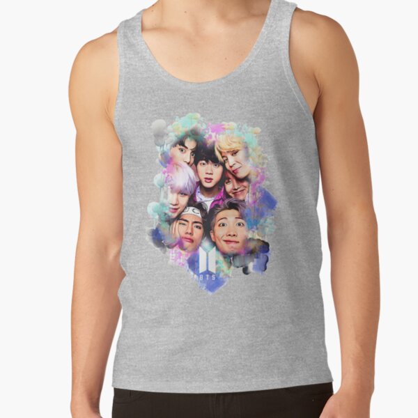 Bts All Together Colorful Art Tank Top - Image 3