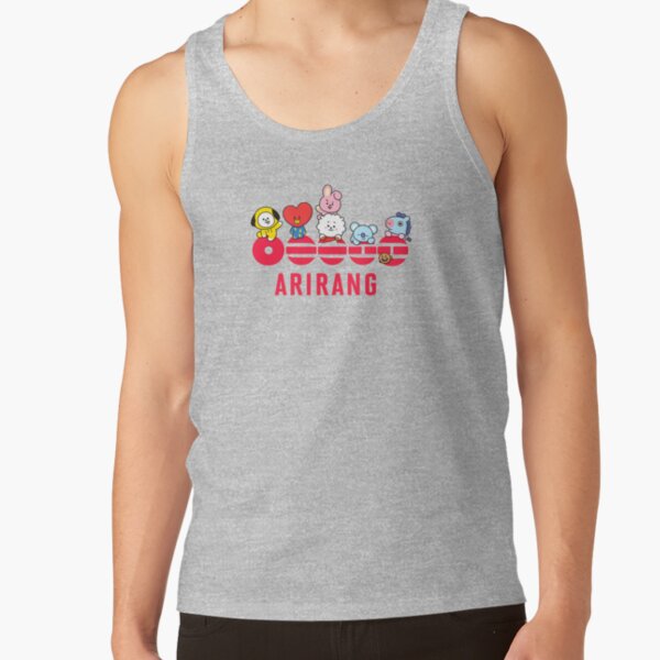 Bt21 Arirang Bts Cute Bt21 Sticker Tank Top - Image 4