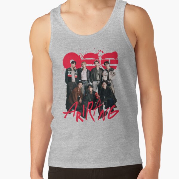 Bangtan Members Arirang Group Heart Graphic Kpop Fan Tank Top - Image 3