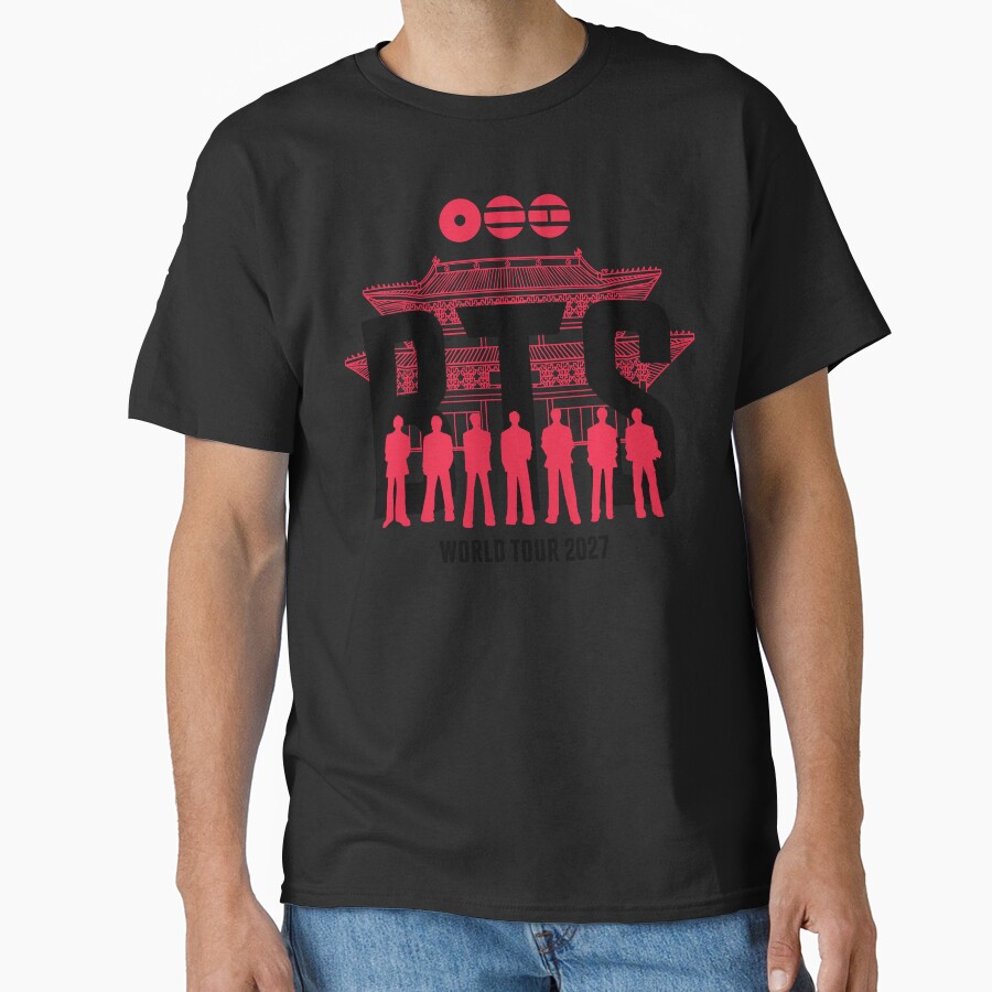 2027 Bts Arirang World Tour 2027 Perfect Tapestry For White T-shirt - Image 2