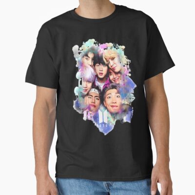 Bts All Together Colorful Art T-shirt