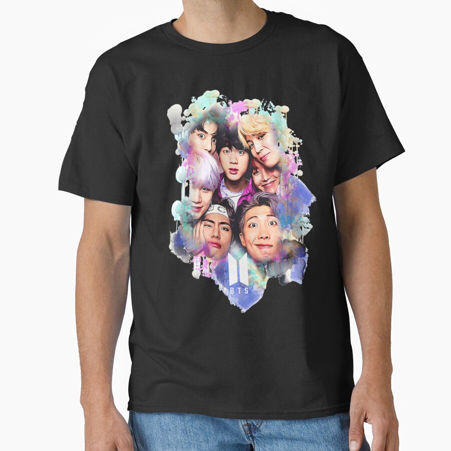 Bts All Together Colorful Art T-shirt