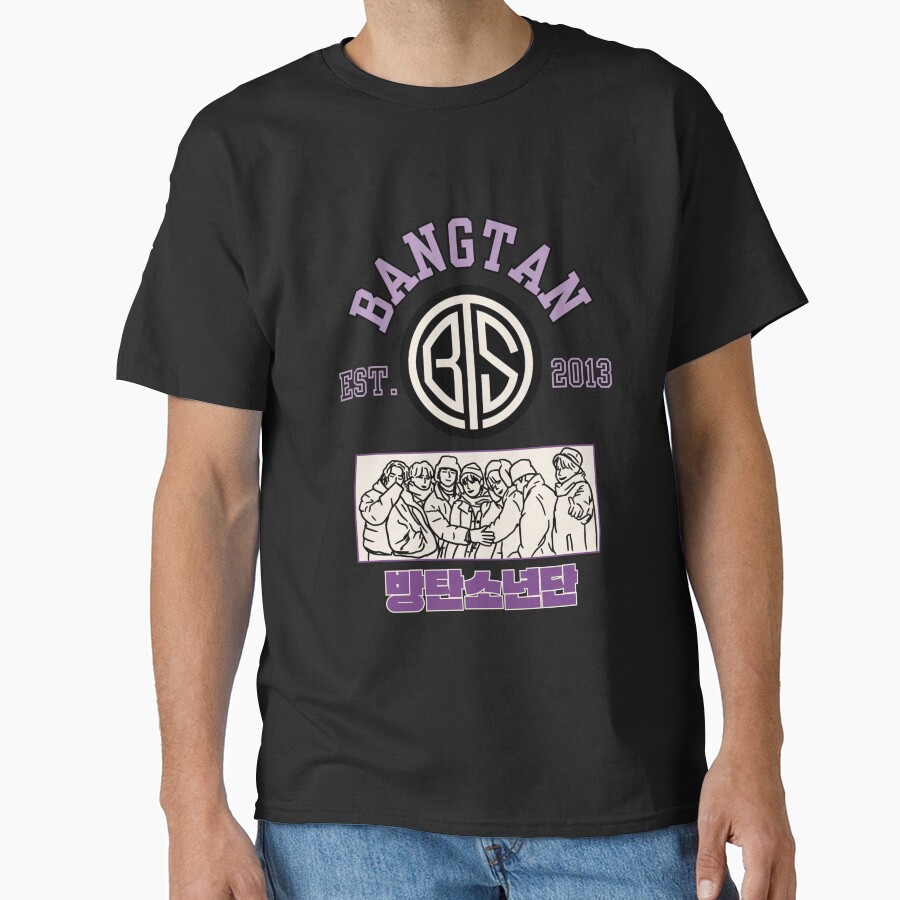 Bts Purple Design T-shirt - Image 2