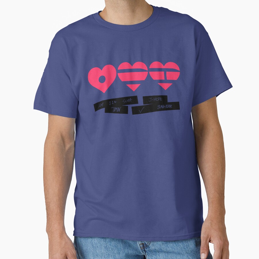 Bts Arirang Heart White Version By T-shirt - Image 4
