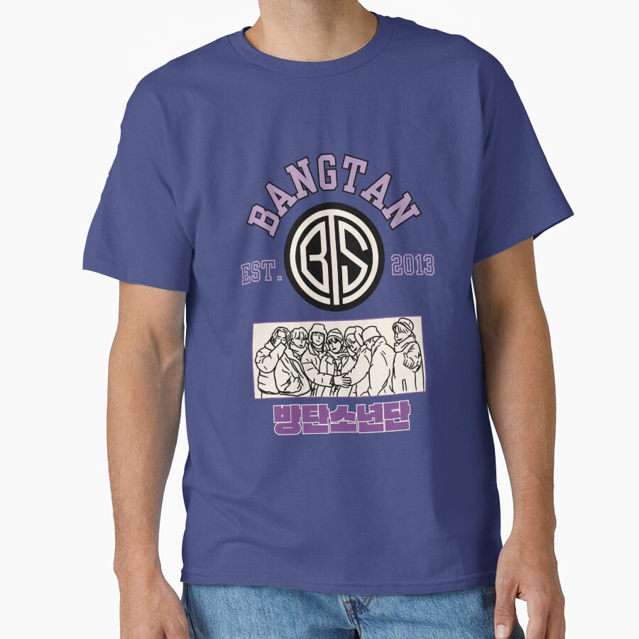 Bts Purple Design T-shirt - Image 4