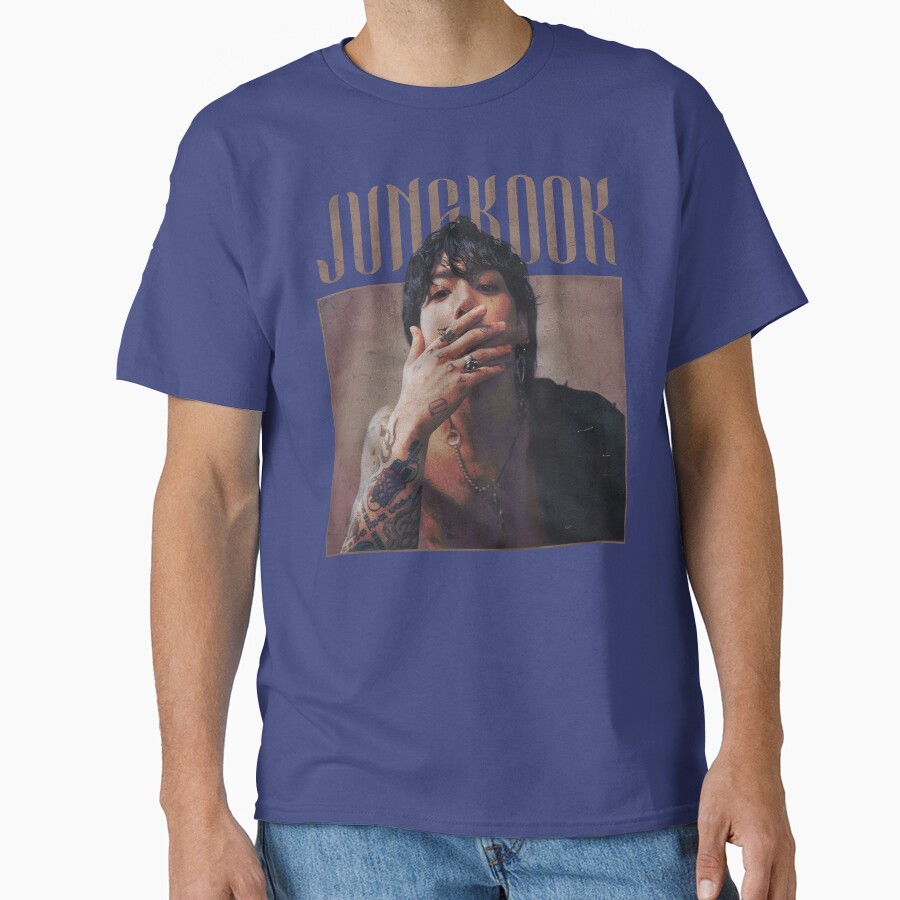 Jungkook Vintage Retro T-shirt - Image 4
