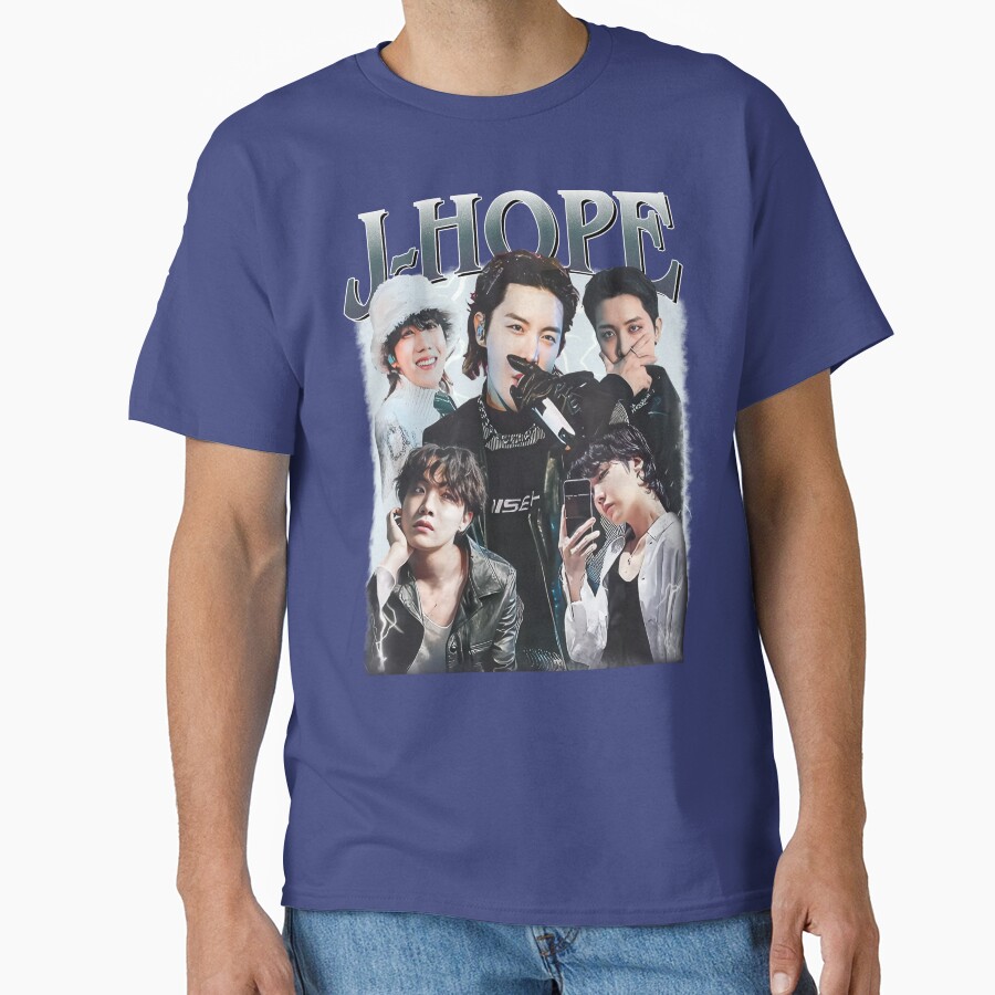 J Hope Korean Pop Vintage T-shirt - Image 4