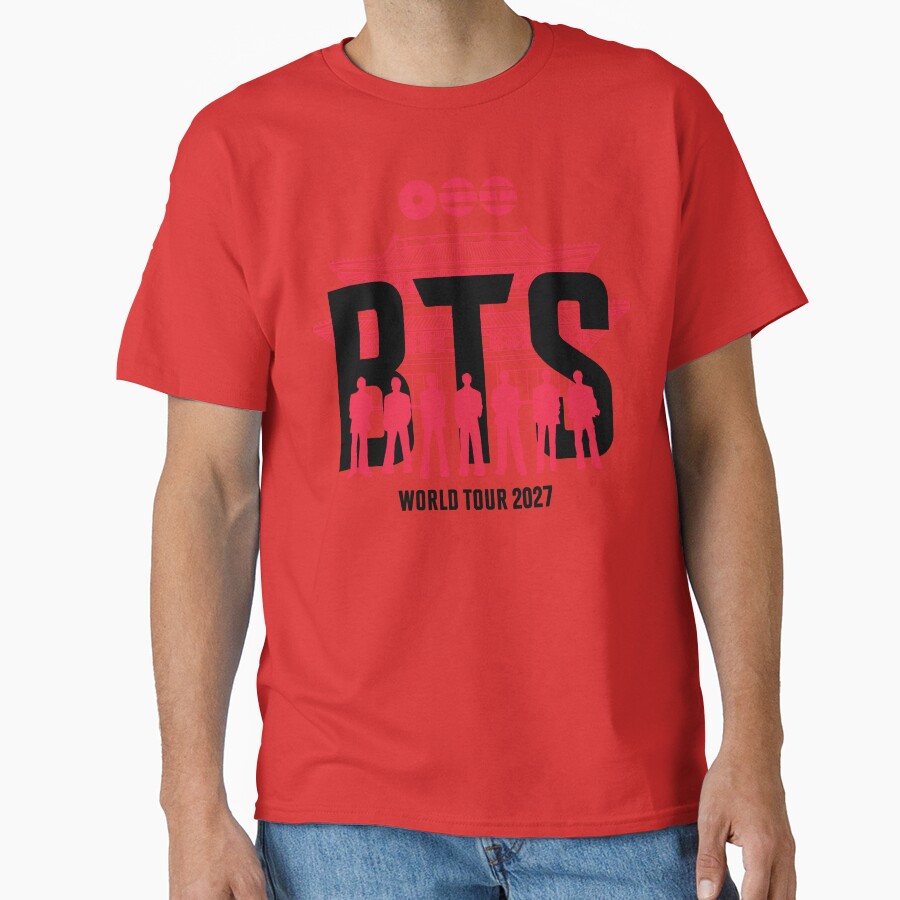 2027 Bts Arirang World Tour 2027 Perfect Tapestry For White T-shirt - Image 5
