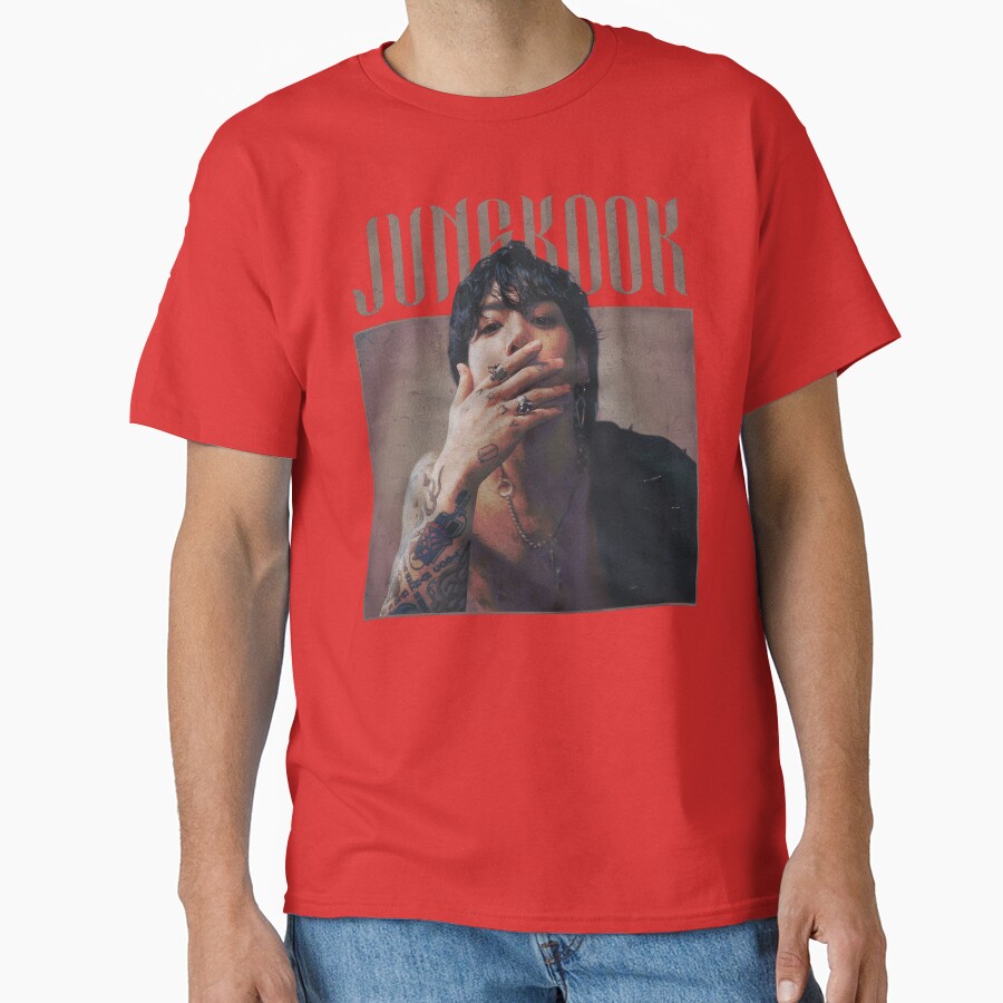 Jungkook Vintage Retro T-shirt - Image 5