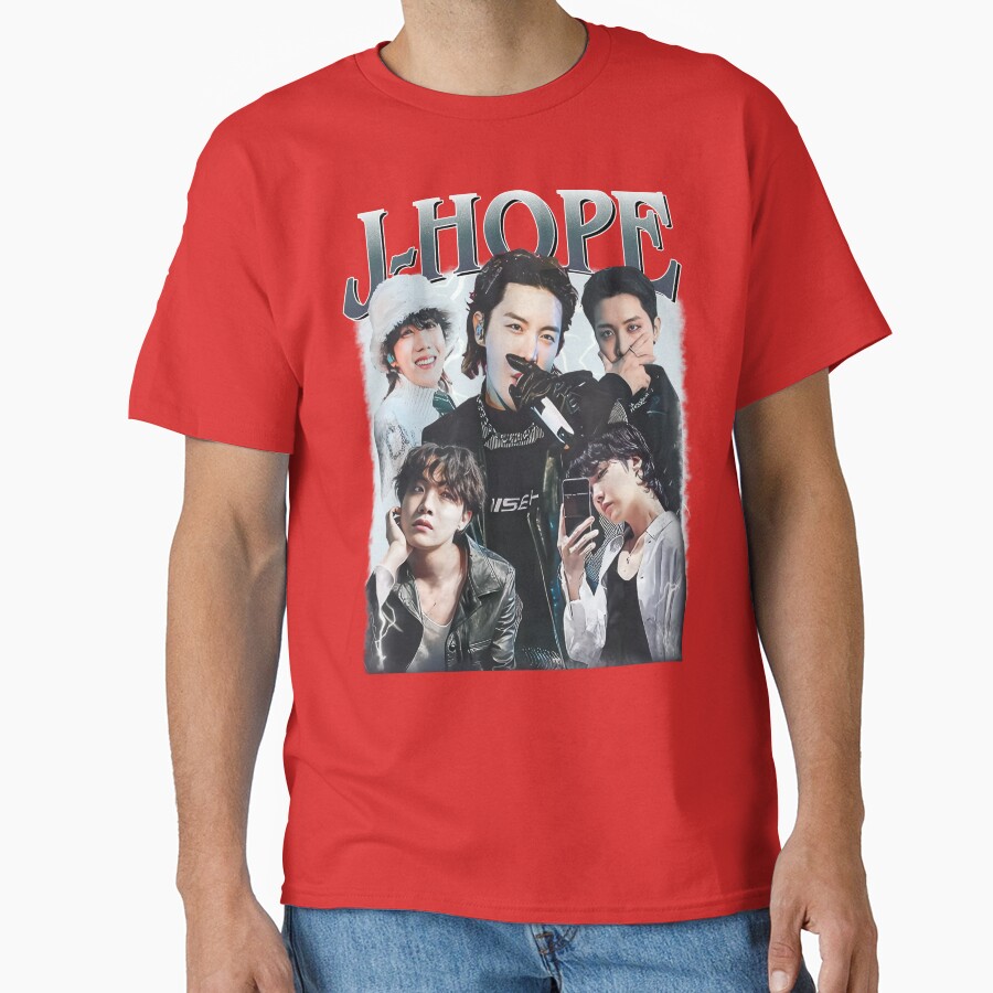 J Hope Korean Pop Vintage T-shirt - Image 5