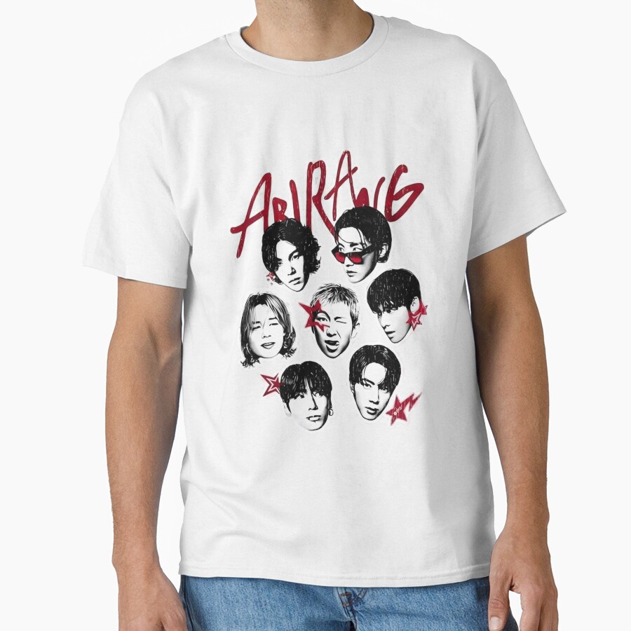 Arirang Bts Pop Art Stickers T-shirt - Image 2