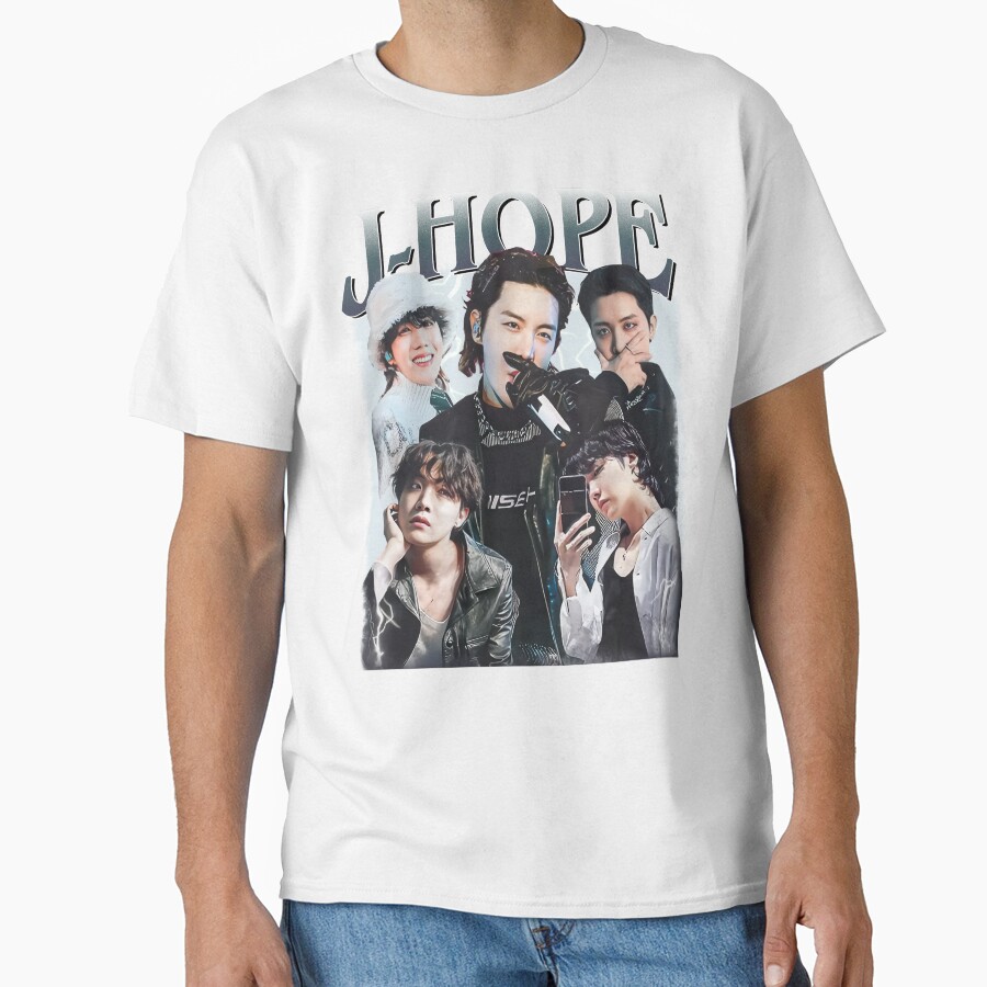 J Hope Korean Pop Vintage T-shirt - Image 2