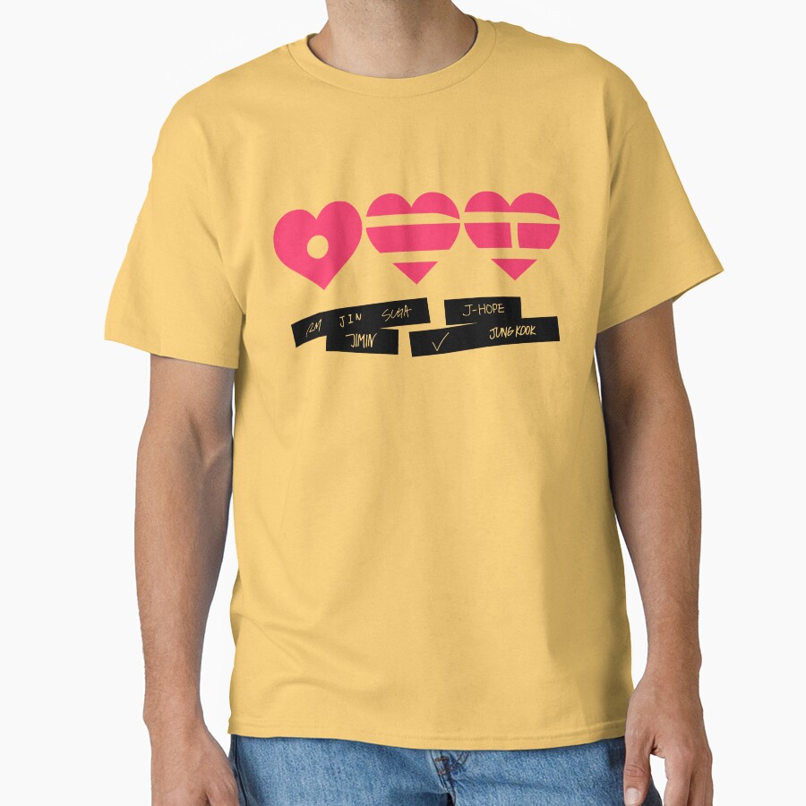 Bts Arirang Heart White Version By T-shirt - Image 6