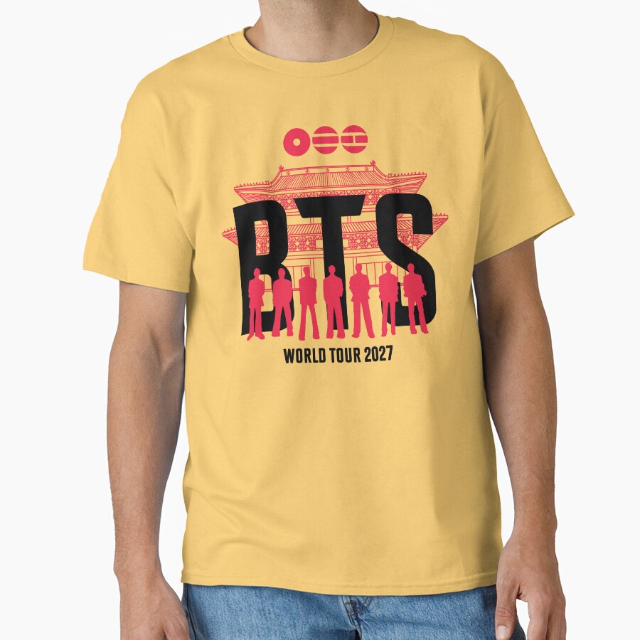 2027 Bts Arirang World Tour 2027 Perfect Tapestry For White T-shirt - Image 6