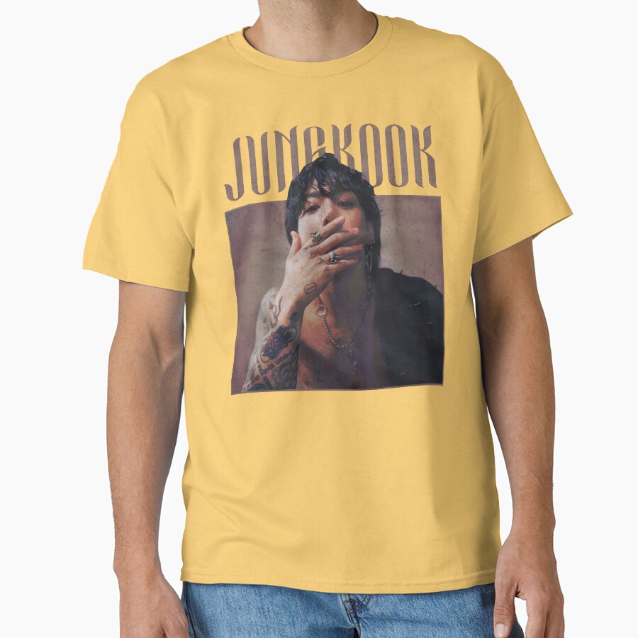 Jungkook Vintage Retro T-shirt - Image 6