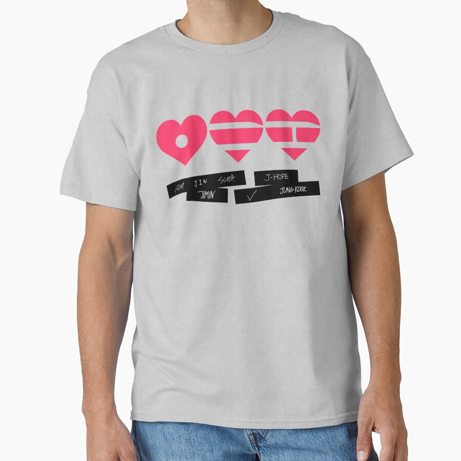 Bts Arirang Heart White Version By T-shirt - Image 3