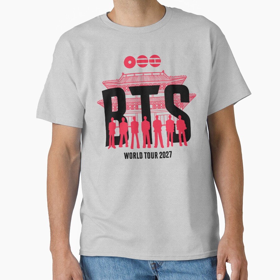 2027 Bts Arirang World Tour 2027 Perfect Tapestry For White T-shirt - Image 3
