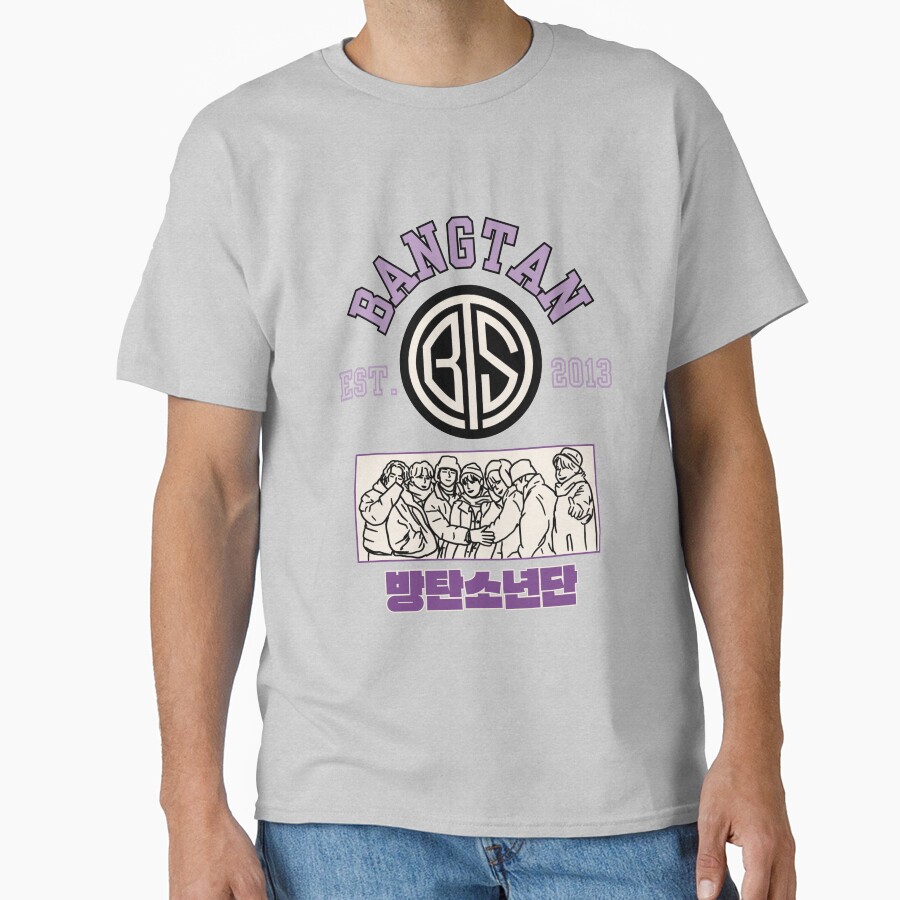 Bts Purple Design T-shirt - Image 3