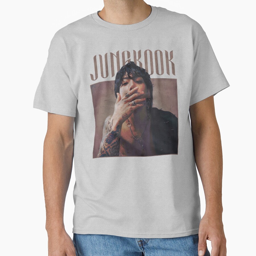 Jungkook Vintage Retro T-shirt - Image 3