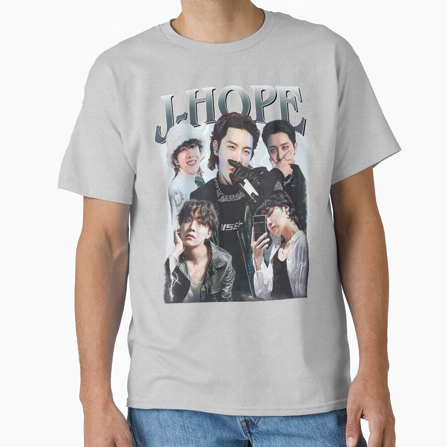 J Hope Korean Pop Vintage T-shirt - Image 3
