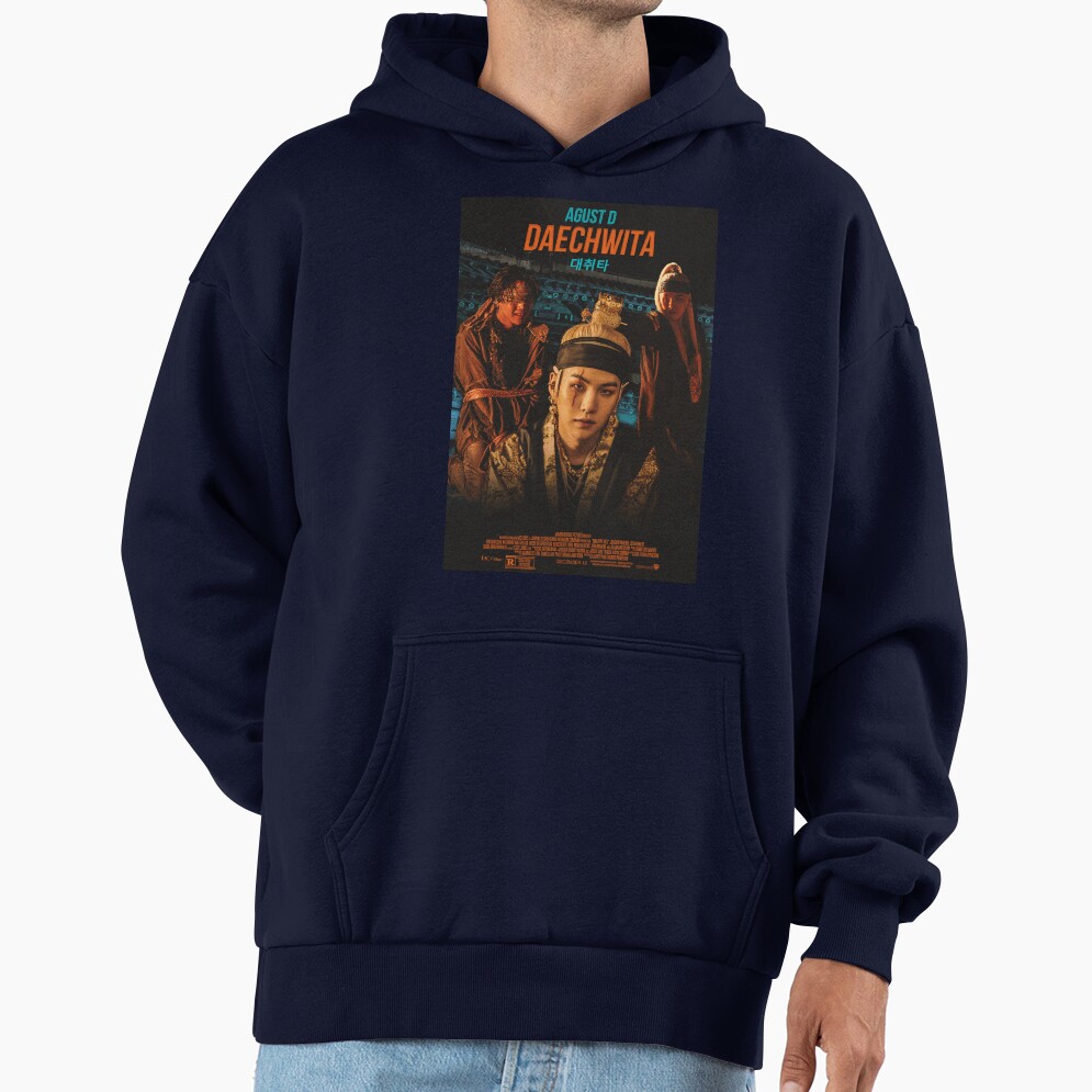 Agust D Daechwita Movie Poster Hoodie - Image 5