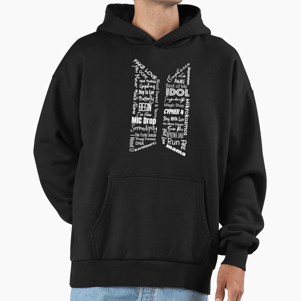Bts Song Titles Classic Classic Hoodie