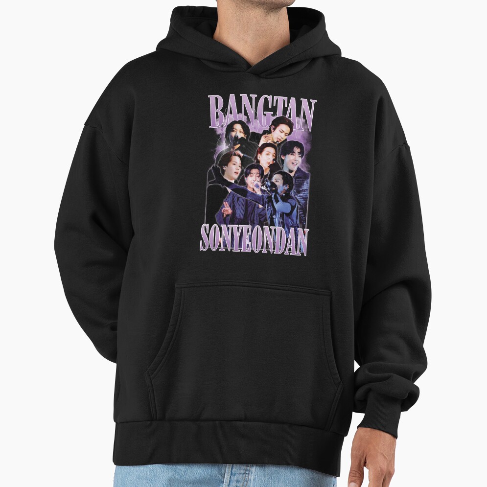 Bangtan Sonyeondan Retro Bts Hoodie