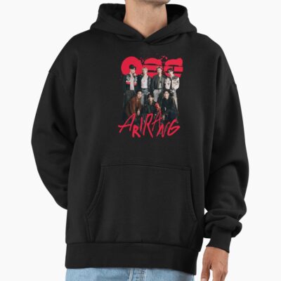 Bangtan Members Arirang Group Heart Graphic Kpop Fan Hoodie